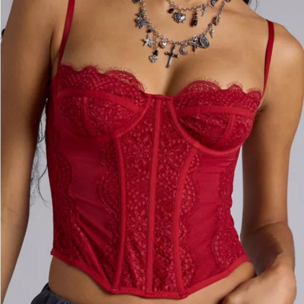 Urban Outfitters Scarlet Lace Bustier
